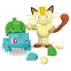 MEGA Pokémon Juguete de Construcción Pokébola Moewth & Bulbasaur