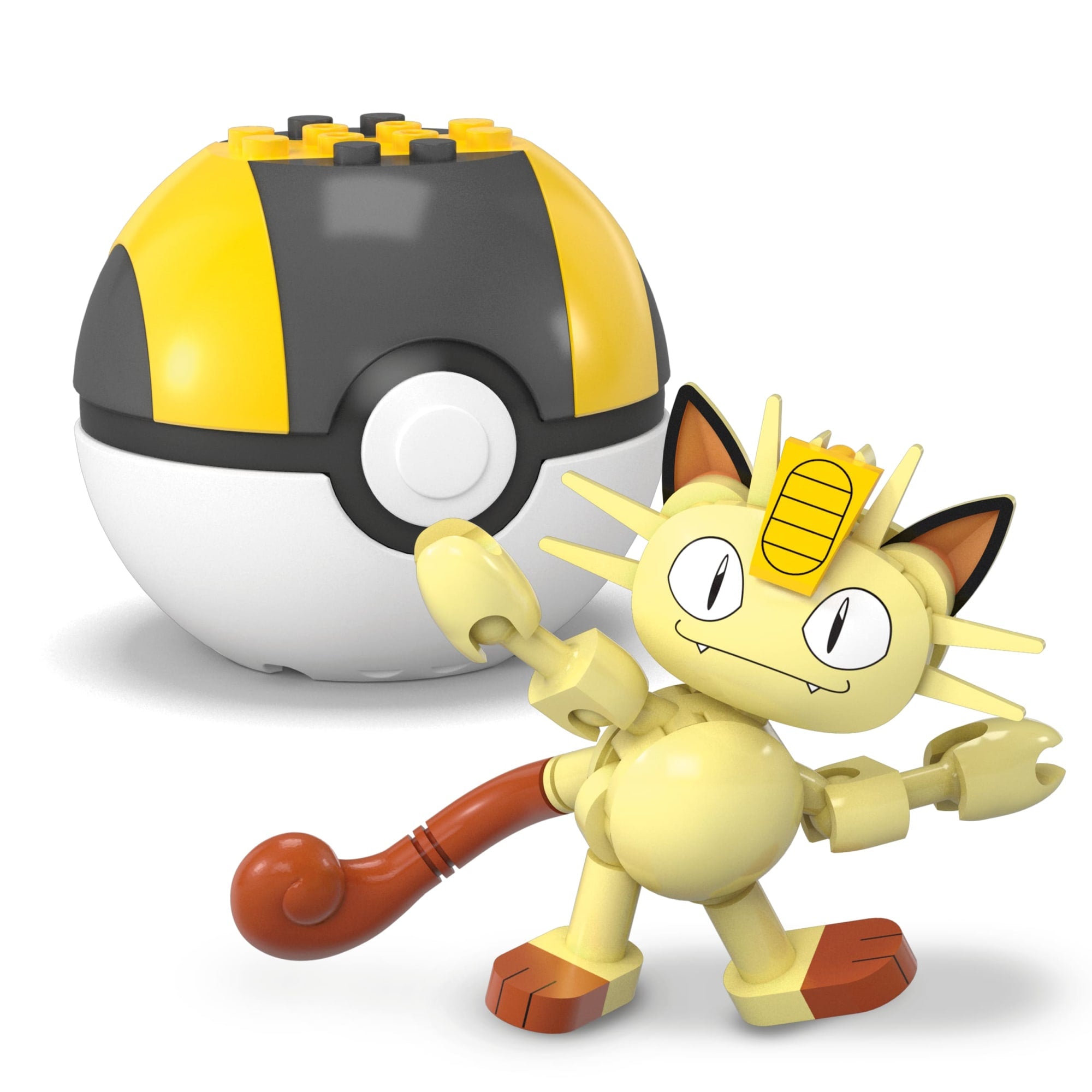 MEGA Pokémon Juguete de Construcción Pokébola Moewth & Bulbasaur