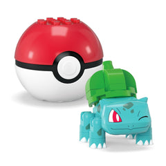 MEGA Pokémon Juguete de Construcción Pokébola Moewth & Bulbasaur